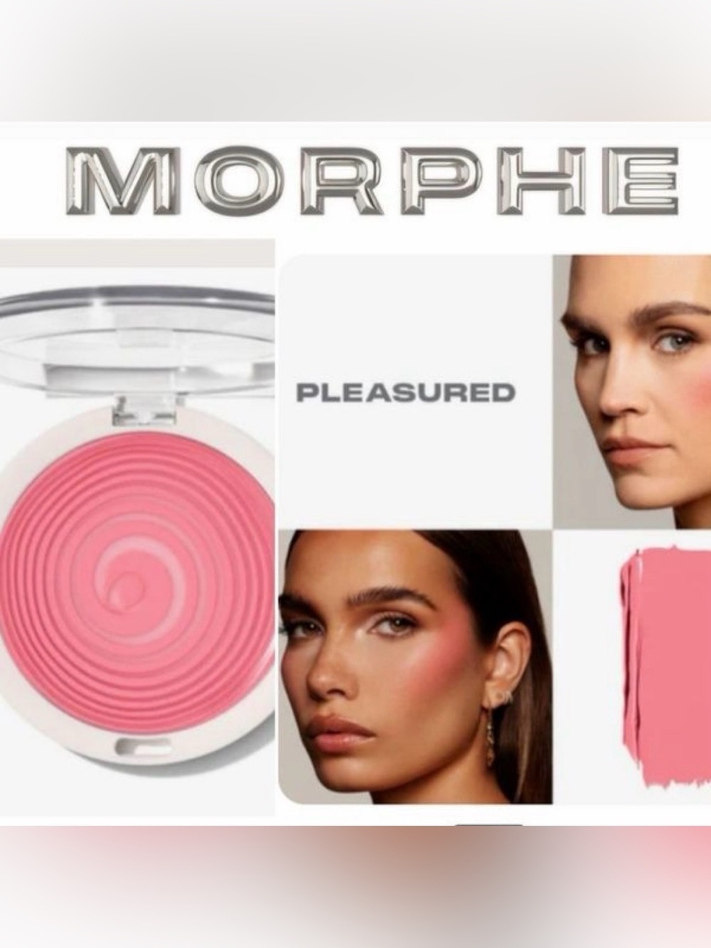 4 OPTIONS- Morphe Huephoric Rush 3-in-1 Silk Blush